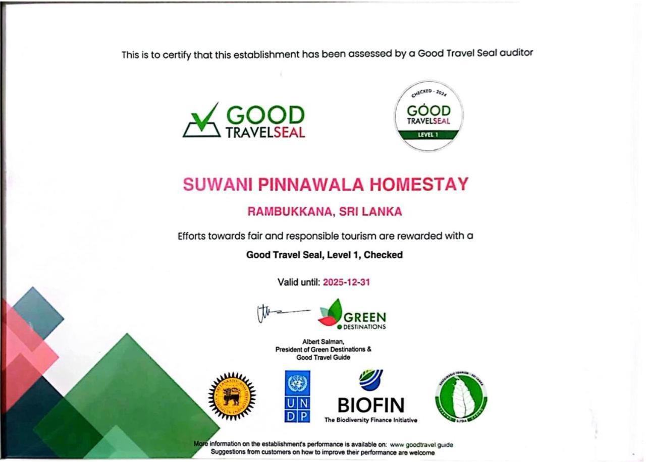 Suwani Pinnawala Homestay Екстериор снимка